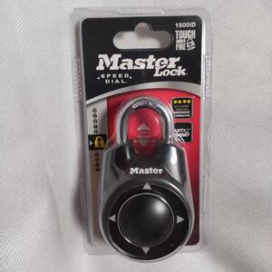 【送料無料・未使用・即決・即納】MASTERLOCK 1500ID スピードダイヤル コンビネーションロック ブラック(black) 南京錠