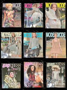 MODEetMODE・gapPRESS◆ハイファッション雑誌コレクション