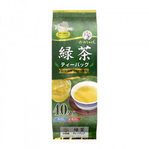 宇治森徳　かおりちゃん　緑茶　ティーバッグ　(5g×40P)×10袋(a-1610097)