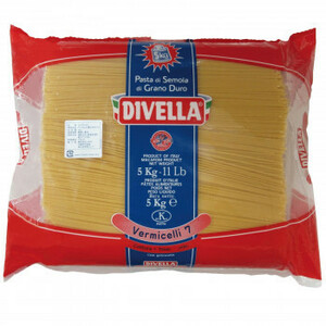DIVELLA　ディヴエッラ　パスタ　ヴェルミチェッリ　5kg　3袋セット　606-157(a-1672593)