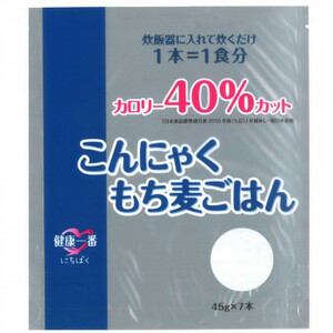日本精麦 こんにゃくもち麦ごはん (45g×7)×10(a-1726666)