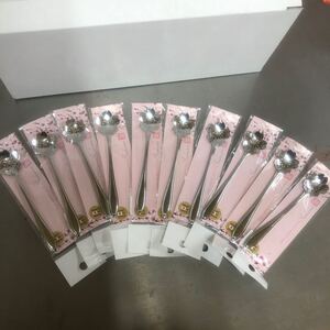 日本製 桜スプーン10点セット