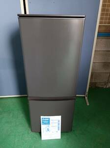 MITSUBISHI/ミツビシ/三菱ノンフロン冷凍冷蔵庫/146L/2ドア/2021年製/MR-P15F-H/説明書有り/付属品は写真で全て/0124c2