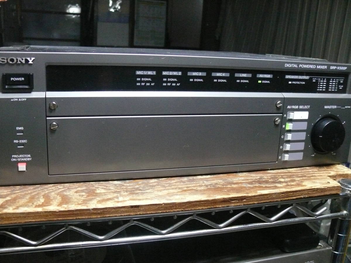 SONY デジタルパワードミキサー SRP-X500P 超歓迎 DIY、工具