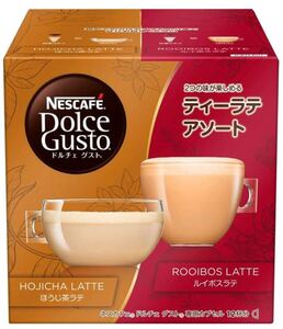 【新品未開封】ドルチェ グスト 専用カプセル ティーラテアソート 12P×1箱 ネスレ