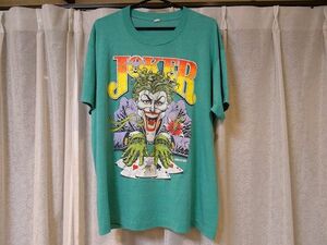 80 period USA made Vintage Batman Joker that time thing T-shirt 