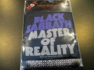 BLACK SABBATH вышивка patch нашивка master of / metallica