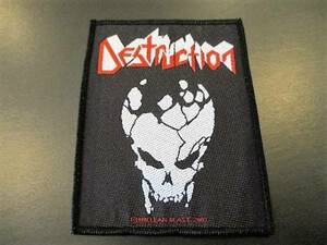 DESTRUCTION embroidery patch badge nuclear blast / metallica