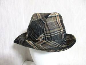  Kangol KANGOL check pattern hat hat SMALL north 4452