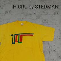 HICRU by STEDMAN ステッドマン 70's 半袖Tシャツ USA製 W7633_画像1