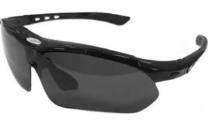 偏光レンズ スポーツサングラス フルセット専用交換レンズ5枚 男女兼用　新品