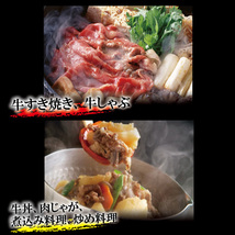 大判牛肉すき焼き用　国産牛肉　500ｇ冷凍_画像6