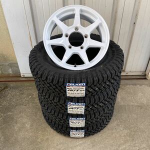 ファルケンワイルドピークM/T01 185/85R16◆16×5.5J+22◆《CST ZERO-1HYPER +J》スズキ　ジムニーホワイトJB JA マッドタイヤ　ハイパー