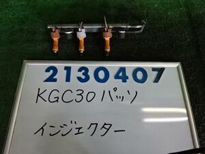 パッソ DBA-KGC30 インジェクター 1000 1.0+HANA R54 ダークレッドマイカ 210407