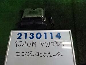 VW ゴルフ GF-1JAUM エンジン コンピューター 1800 ゴルフ GTI シルバー 210114