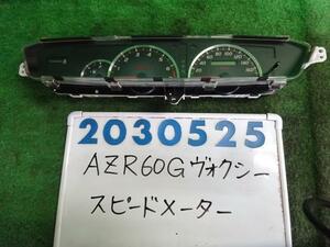 ヴォクシー DBA-AZR60G スピードメーター 2000 Z 煌(きらめき) 042 ホワイトパールマイカ 200525