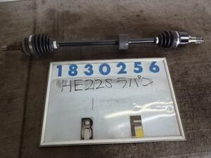 ラパン DBA-HE22S 右 フロント ドライブシャフト 660 X ZJ3 黒 830256