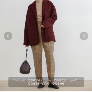 【select MOCA】 ガンクラブチェックハイウエストパンツ