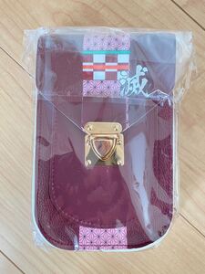 【新品】鬼退治 ミニモバイルポーチ参(麻の葉模様)鬼滅の刃 禰豆子モチーフ