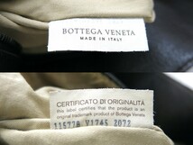 ■極美品■新品同様■BOTTEGA VENETA ボッテガ ヴェネタ■メンズ■ディアスキン■ショルダー バッグ■ダークブラウン■肩掛け■A4■D9590_画像9