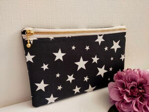 ☆ハンドメイド☆ ぺたんこポーチ マルチポーチ