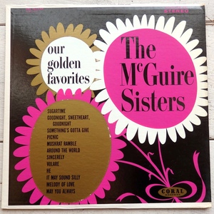 LP THE MCGUIRE SISTERS OUR GOLDEN FAVORITES CORAL CRL 757349 米盤