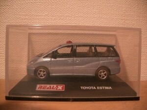 ☆REAL-X リアル-X 1/72ミニカー パトカー TOYOTA トヨタ ESTIMA エスティマ☆