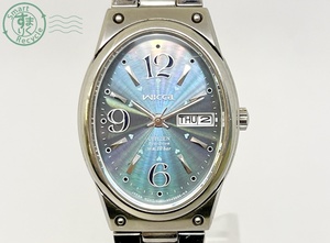 0161275 CITIZEN シチズン Wicca ウィッカ Eco-Drive 腕時計 E001-S027110 シルバー 時計 中古