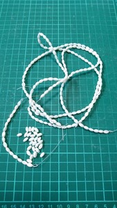 ハンドメイド 天然石ビーズ マザーオブパール 3連+端数 セット まとめて 民族系 貝 シェル アジアンテイスト エスニック