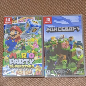 マリオパーティ スーパースターズ +マインクラフト Switch マインクラフト追加コンテンツ付 新品未開封