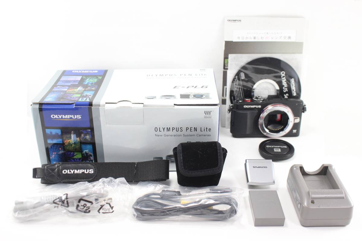 最終値下げ オリンパス Olympus 美品 シャッター数4330回 E Pl6 1256 ボディ ホワイト オリンパス Labelians Fr