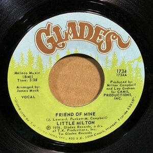 【US orig】7”★Little Milton Friend Of Mine