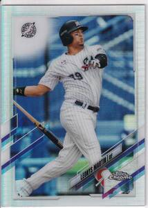 2021TOPPS Chrome NPB　53　L.マーティン　REFRACTORパラレルカード　千葉ロッテマリーンズ