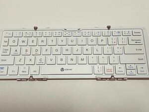 Bluetooth キーボード　iClever IC-BK03 ローズゴールド　ピンク　折り畳みキーボード　ワイヤレスキーボード