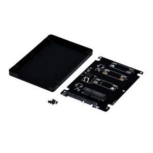 新品即決■送料無料 mSATA(mini SATA) SSD50mm⇒ SATA3.0 6Gbps/2.5インチ HDD/SSDに変換