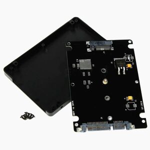 新品即決■送料無料M.2 NGFF SSD→SATA3.0 6Gbps/2.5インチHDD/SSD省スペース設計2242/2260/2280対応【簡単装着SSD変換 ケースセット】