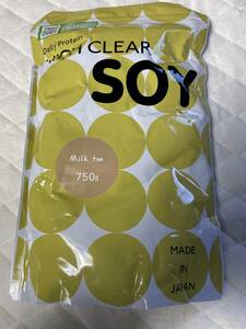 未使用　HIGH CLEAR【国内製造】国産ソイプロテイン ミルクティー風味 750g(約30食分)