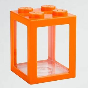 新品 目玉 メダカ [D.R.CUBE] 9-WD (オレンジ, タイプ3) 水槽 熱帯魚 アクアリウム 小型 ブロックタイプ LED 飼育セット 魚