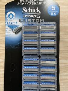 ★送料込 未使用品★ シック ハイドロ5 カスタム schick HYDRO5 CUSTOM 5枚刃 替刃16個