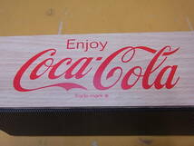 □T/489☆コカ・コーラ Coca Cola☆ロゴ入りスピーカー☆ノベルティグッズ☆動作OK_画像2