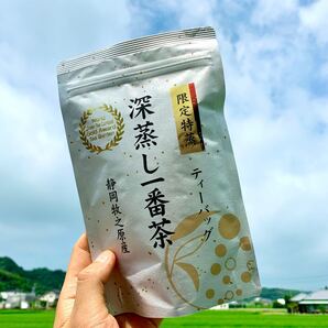 【産地直売】限定特蒸 ティーバッグ 3袋 深蒸し一番茶 静岡 牧之原
