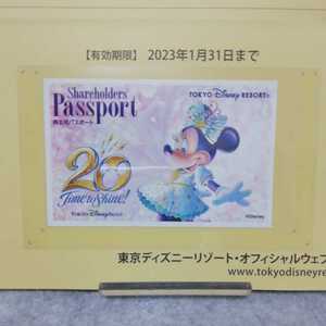 【送料無料】東京ディズニーリゾート 東京ディズニーランド オリエンタルランド ディズニーランド パスポート　有効期限2023年1月まで