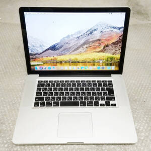 美品★ MacBook Pro 15 Core i7-4コア 新品SSD:480GB メモリ:16GB 新品バッテリー Office 2016