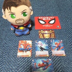 MARVEL スパイダーマン　ドクターストレンジ　ムビチケ　ヴァイスシュヴァルツ　試写会　ぬいぐるみ