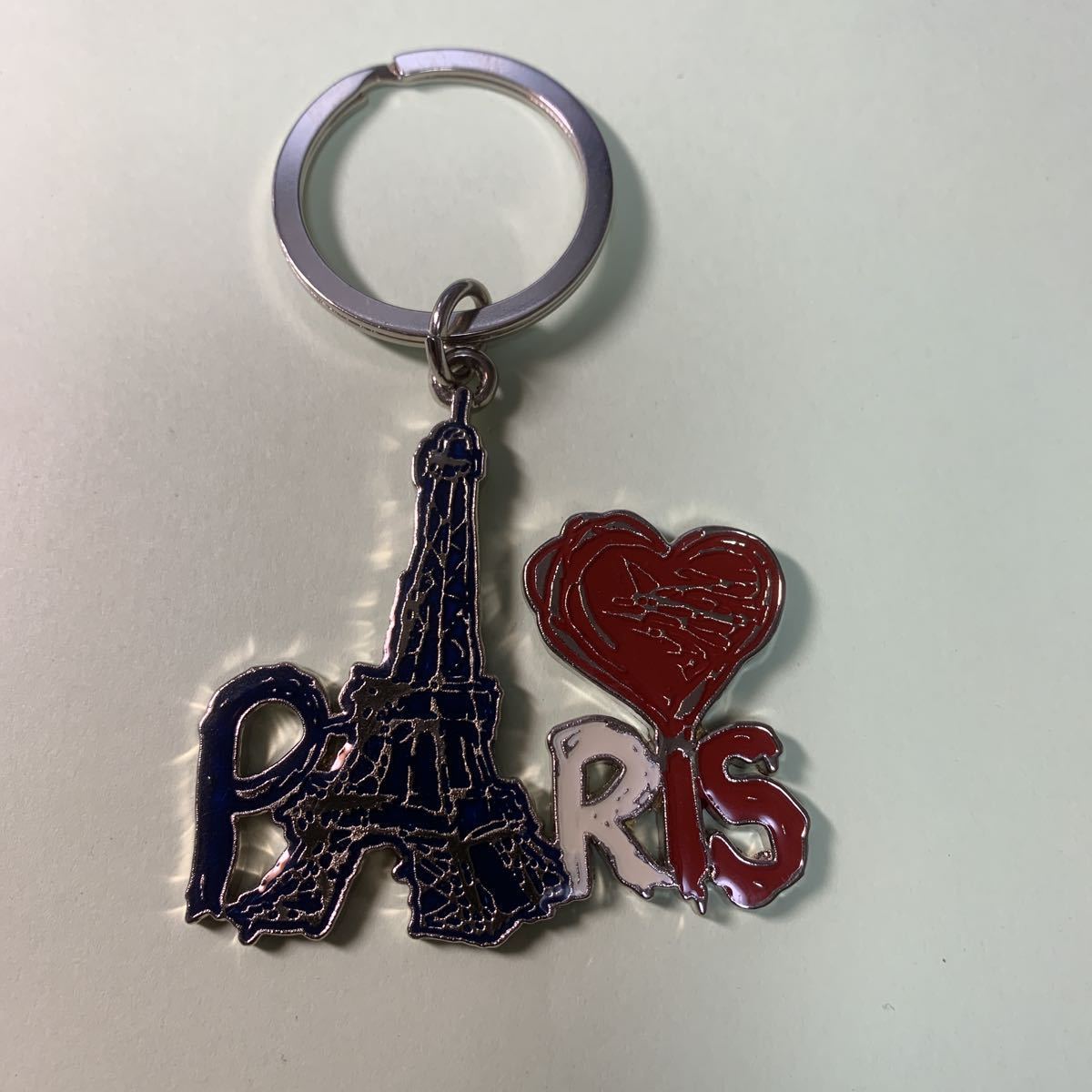 60s フレンチキーホルダー ブルボン PARIS三景 エッフェル塔 - www