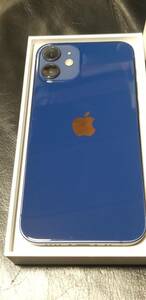 【未使用おまけ付き】Apple iPhone 12 mini 128GB ブルー au一括購入【SIMロック解除済】