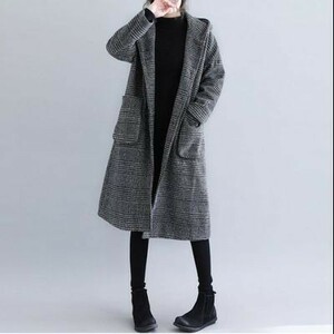  * самый дешевый *[ очень популярный ] осень-зима популярный новый товар супер симпатичный .... надеты .. теплый с капюшоном .reti-z пальто женский 2 цвет![ черный ]