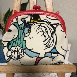 ハンドメイドがま口ポーチ