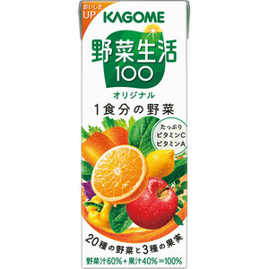 ■カゴメ野菜生活100 オリジナル(２００ｍｌ×２４本)/野菜飲料