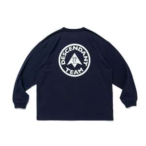 希少★新品本物【紺★2】★TEAM DESIGN LS チームデザイン グラフィック 正規店購入 ディセンダント 限定品 入手困難 DESCENDANT 21AW SPOT